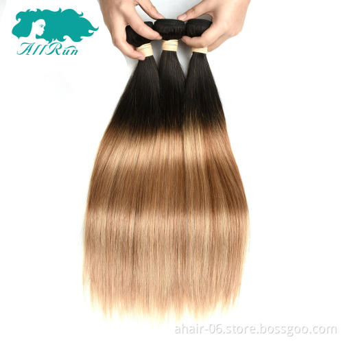 Best Selling Indian Brown Ombre Human Hair Bundles
